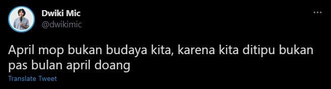 Curhat netizen waktu Dibohongin Pas April Mop Ini bikin ngakak